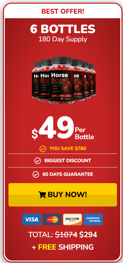Buy Horse Boost 6 Bottle